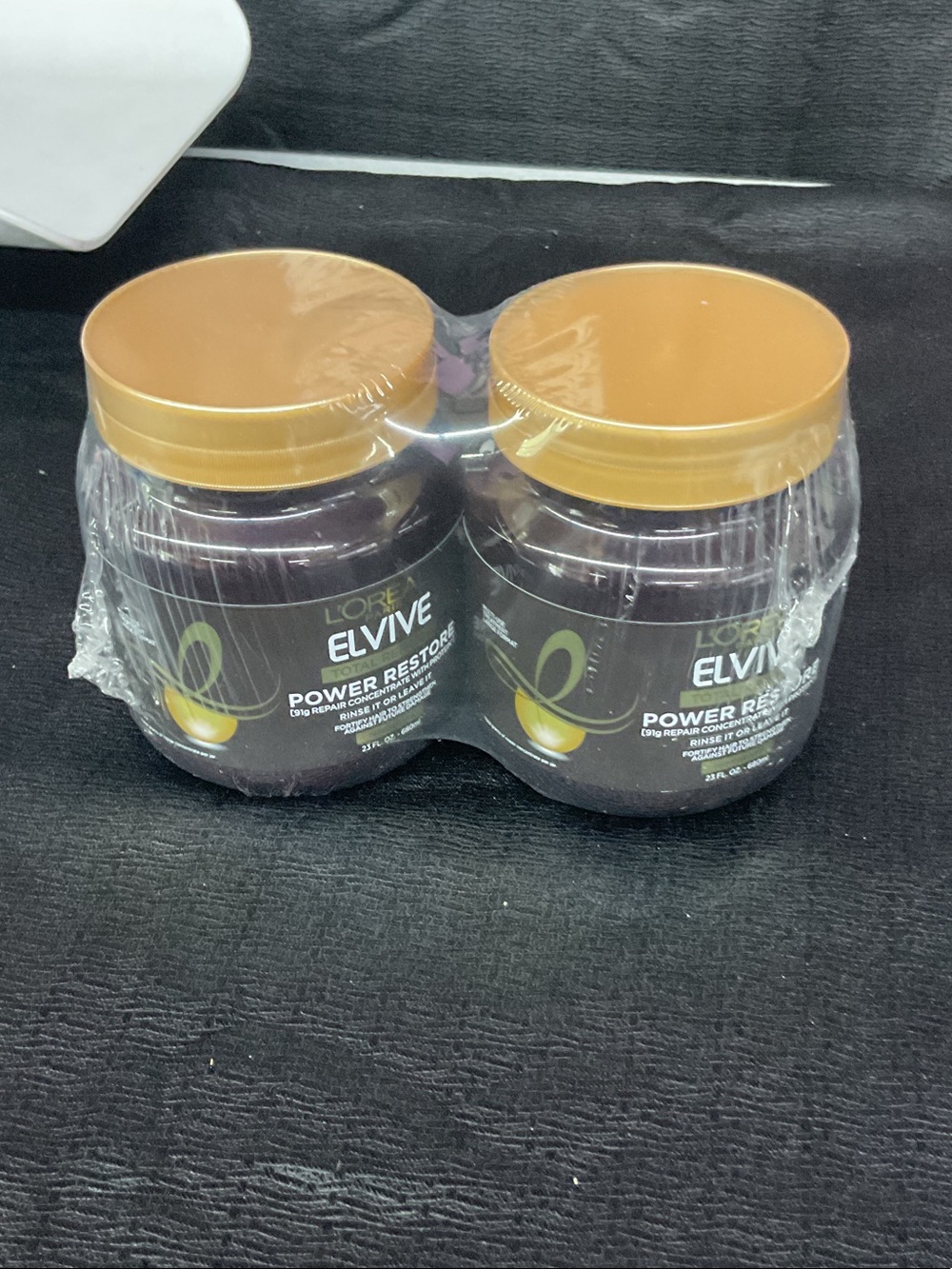 L'Oreal Elvive Power Restore Hair Mask - Gold Lid